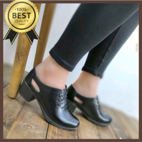 تصویر women's leather shoes with excellent quality, beautiful model produced in takotook 