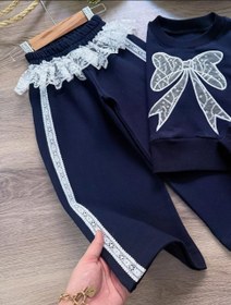 تصویر ست پاپیون توردار 