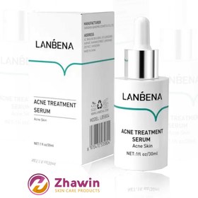 تصویر سرم ضد جوش حجم 15 میل لنبنا Lanbena Acne Treatment Serum 15 ml