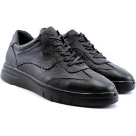 تصویر کفش اسپورت چرم طبیعی مردانه مدل آریاچرم 