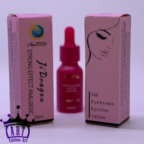 تصویر بی حسی حین کار تتو جی لانگ صورتی 