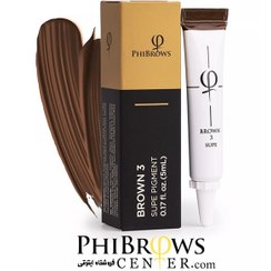تصویر رنگ تتو فیبروز Phibrows Brown 3 Super Formula 