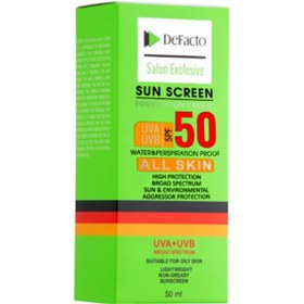 تصویر کرم ضد آفتاب رنگی SPF50 دفکتو 50ml 