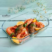 تصویر تابه 8 ضلعی پیرکس فرانسه کد 295 سری اینسپریشن سایز 22*33 French Pyrex octagonal pan, Inspiration series, size 22*33