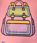 تصویر بگ خوراکی زیپ کیپ قابل شستشو برای کودکان - بگ صورتی : 13 × 12 سانت 