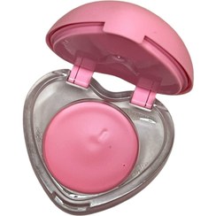 تصویر رژ لب خمیری قلبی صورتی 