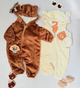 تصویر سرهمی تدی پشمالو سایز ۰ تا ۳۶ ماه 