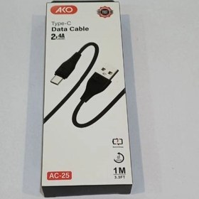 تصویر کابل شارژ اکو aco ac_25 تایپسی کنفی type-c aco