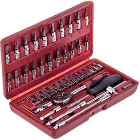 تصویر جعبه بکس ۴۶ پارچه بکس درایو ۱/۴ 