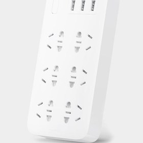 تصویر چند راهی برق 15 وات شیائومی مدل CXB6-1QM Xiaomi CXB6-1QM 15W Power Strip