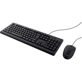 تصویر باندل موس و کیبورد تراست Trust Primo Keyboard and Mouse US Trust Primo Keyboard and Mouse US