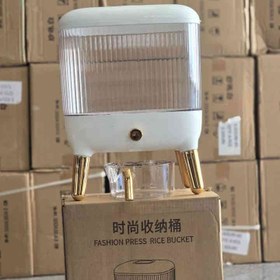 تصویر ظرف برنج ده کیلویی پایه دار 