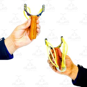 تصویر تیرکمان فلزی سه کش 