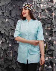 تصویر روپوش پزشکی زنانه کد 4620 شکوه دندان 