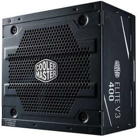 تصویر منبع تغذیه کامپیوتر کولر مستر Elite V3 80 Plus White توان 400 وات Cooler Master Elite V3 80 Plus White 400W Computer Power Supply