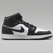 تصویر کفش مردانه ایر جردن مدل Air Jordan 1 Mid سایز ۴۳ با جنس چرم 