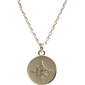 تصویر گردنبند رخشان نگین دار کد BD04 