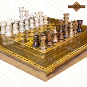 تصویر مهره شطرنج چوبی سایز بزرگ کلاسیک 