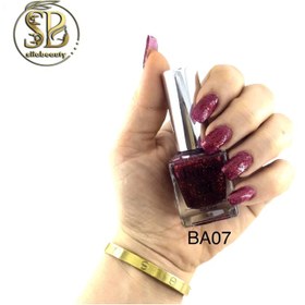 تصویر لاک بارین زرشکی تیره اکلیلی کد BA07 