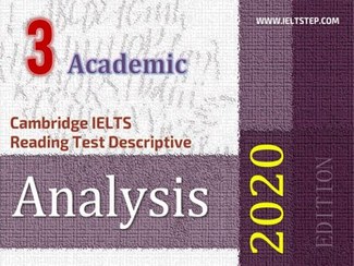 تصویر Cambridge IELTS Reading Test Descriptive Analysis 3 پاسخ تست های ریدینگ کتاب شماره 3 آکادمیک