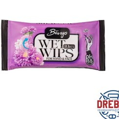 تصویر دستمال مرطوب بانیو مدل ece ده عددی _ Banyu wet wipes, ece model, 10 pieces 