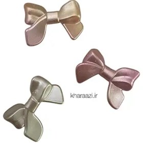 تصویر پاپیون صورتی 3 عددی 