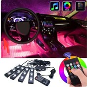 تصویر نورپردازی خودرو اتمسفر کهکشانی 