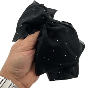 تصویر کلیپس آویز خال نقره ای 