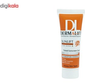 تصویر کرم ضد آفتاب رنگی درمالیفت مدل Sunlift SPF50 حجم 40 میل - رنگ بژ روشن (64032) 