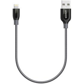 تصویر کابل تبدیل USB به لایتنینگ انکر مدل A8114 PowerLine طول 0.3 متر ا Anker A8114 PowerLine USB To Lightning Cable 0.3m Anker A8114 PowerLine USB To Lightning Cable 0.3m