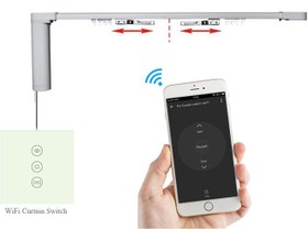 تصویر کنترلر پرده هوشمند وای فای WiFi Curtain Switch 