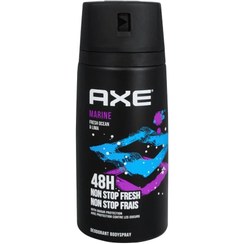 تصویر اسپری بدن آکس Axe مدل Marine حجم 150 میل 