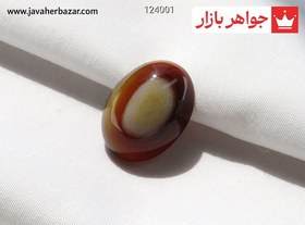 تصویر نگین عقیق باباقوری کد 124001 