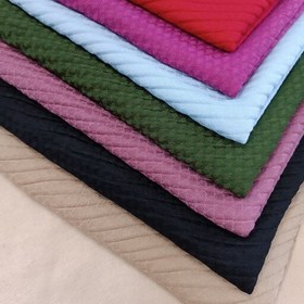 تصویر شال پلیسه صدفی پاییزه 