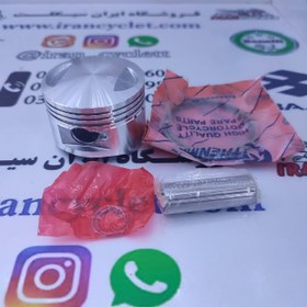 تصویر رینگ و پیستون موتور سیکلت طرح ویو شماره 50 ( سر گرد ) گژینپن بزرگ ( دست ) 