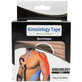 تصویر چسب عضله ورزشی کنزیوتیپ مدل نایت لند 