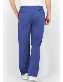 تصویر شلوار کتان مردانه فیت معمولی، آبی برند vans Men Regular Fit Solid Chino Pants, Blue