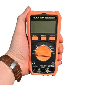 تصویر مولتی متر دیجیتال ویکتور مدل 205A اتورنج 