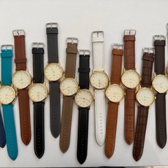 تصویر ساعت بند چرم 