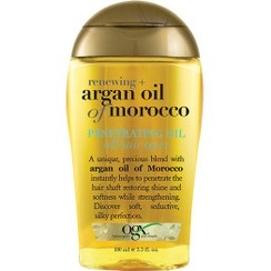 تصویر روغن مو او جی ایکس مدل Argan Of Morocco حجم 100 میلی لیتر | روغن مو