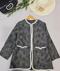 تصویر کت زنانه ژاکارد مرواریدی پاییزی یلدایی 