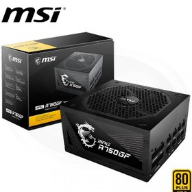 تصویر منبع تغذیه کامپیوتر ام اس آی مدل MPG A750GF ا MSI MPG A750GF Power Supply MSI MPG A750GF Power Supply