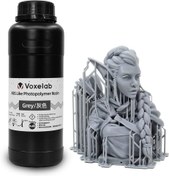 تصویر رزین رنگ خاکستری 500 گرمی VOXELAB 3D Printer Resin - ارسال 10 الی 15 روز کاری 