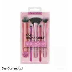 تصویر ست برس آرایشی ریل تکنیک مدل 01895 مجموعه 5 عددی Real Techniques Artist Essentials Makeup Brush Set 8 Pieces