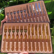 تصویر کارد و چنگال میوه خوری اکریلیک 