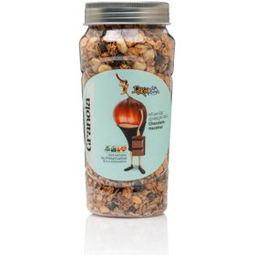 تصویر گرانولا شکلات تلخ و فندق دورین‌کام 350 گرمی 