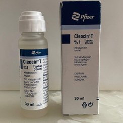 تصویر لوسیون رولی ضد جوش Cleocin-T فایزر، 30ml 