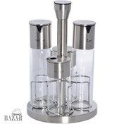 تصویر ست آبلیمو روغن ریز یونیک مجموعه 5 عددی کد 1634 Unique lemon juice and oil jar