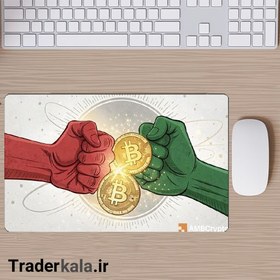 تصویر ماوس پد مخصوص بازی طرح بیت کوین کد MPB1007 