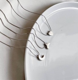 تصویر گردنبند مینیمال استیل 